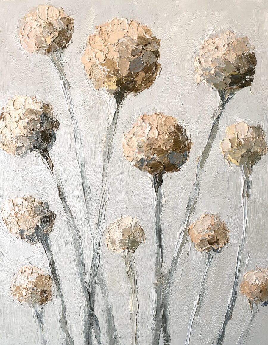 Golden billy buttons artwork